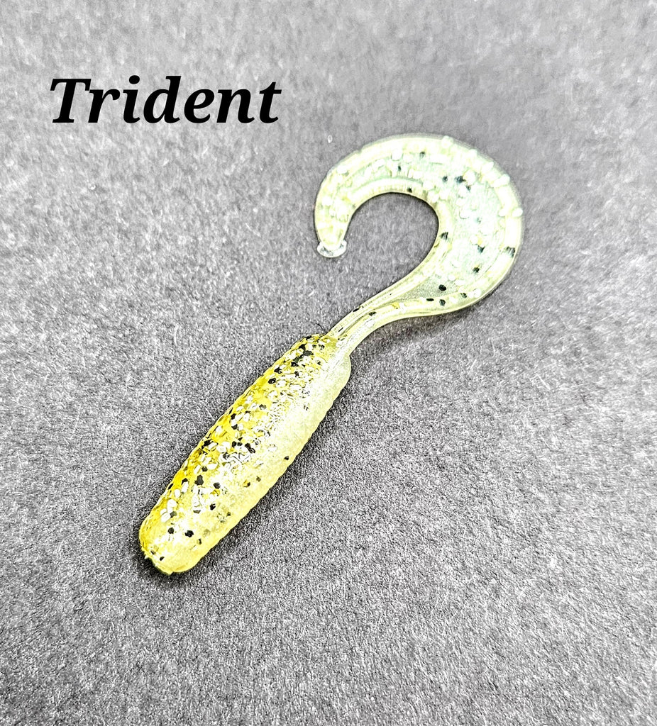 Fishing Depot Dusted Curl Tail Grub Twister, 2.5-in