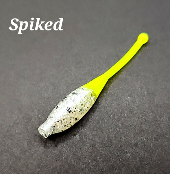 Fishing Lure T Tail Leopard Lead Fish Bait Soft Lures 15g/85mm For Big Game  Artificial Lures 3D Tails Lot 2 Pieces Sale